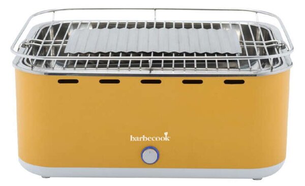 Barbecook BC-CHA-1016 Carlo asztali faszenes grill, sárga, 44x33x21cm