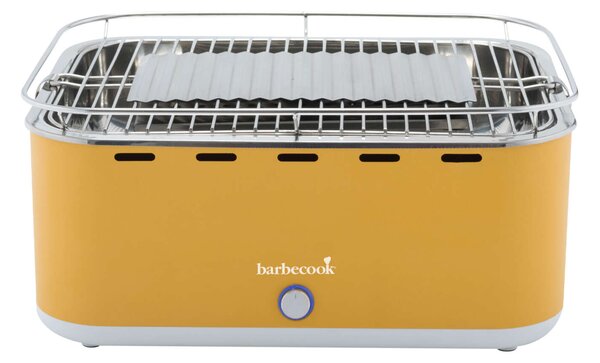Barbecook BC-CHA-1016 Carlo asztali faszenes grill, sárga, 44x33x21cm