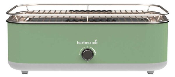 Barbecook BC-ELE-1002 E-Carlo elektromos asztali grill, zöld, 42,5x33x16,5cm