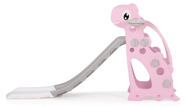 CHIPOLINO Dino gyerek csúszda 116 cm - rózsaszín