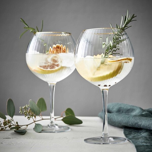 GOLDEN TWENTIES Gin Tonic pohár, 650ml, 4 db-os készlet