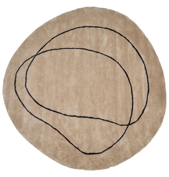 Bézs szőnyeg ⌀ 200 cm DIGRI