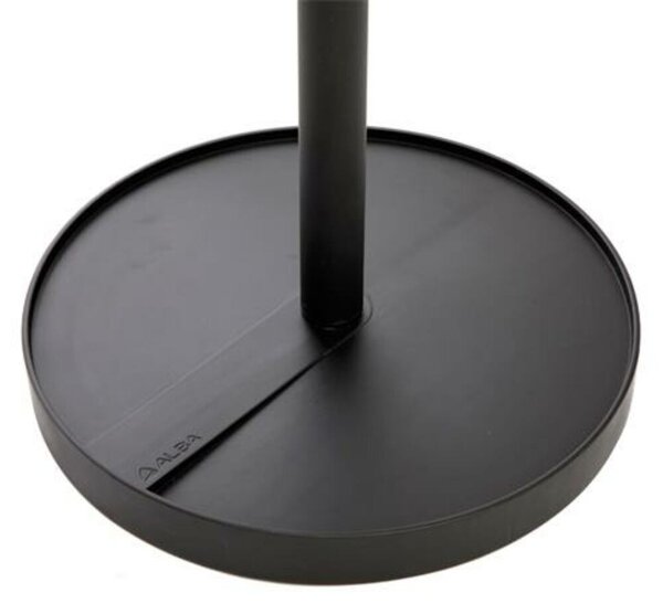 Ruhafogas, fém váz, fekete akasztóval, ALBA, Brio, fekete (BAF59)