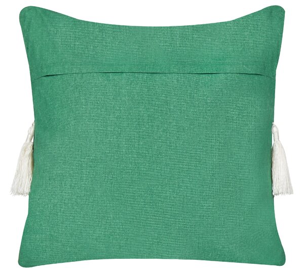 Díszpárna ELETTARIA Pamut 45 x 45 cm Zöld Karácsonyi minta