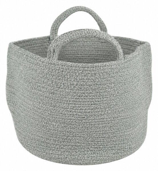 Tárolókosár fogantyúkkal COTTON HAVEN 35x35 cm - több színben Termék színe: Růžovohnědá