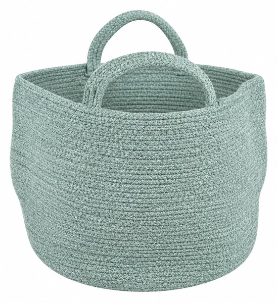 Tárolókosár fogantyúkkal COTTON HAVEN 35x35 cm - több színben Termék színe: Růžovohnědá