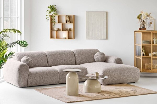 Kerek tárolóasztal üveg asztallappal ø 40 cm Ravello – House Nordic