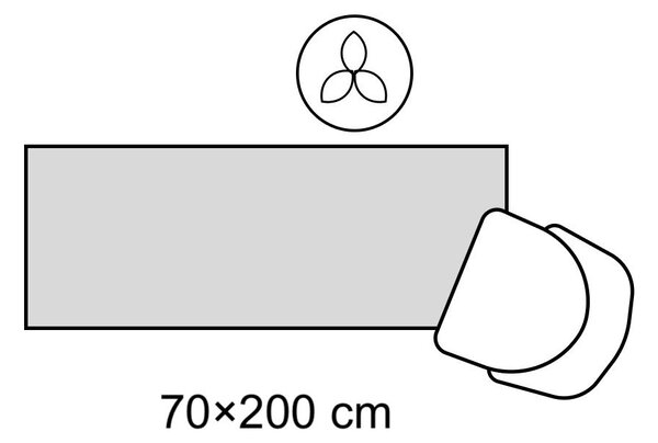 Krémszínű-natúr színű kétoldalas-kézi szövésű juta futószőnyeg 70x200 cm Jutta – Hanse Home