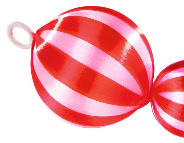 X-MAS girland 180cm , piros/pink