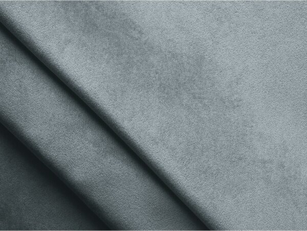 Világoskék kárpitozott ágyneműtartós franciaágy ágyráccsal 160x200 cm Hauke – Makamii