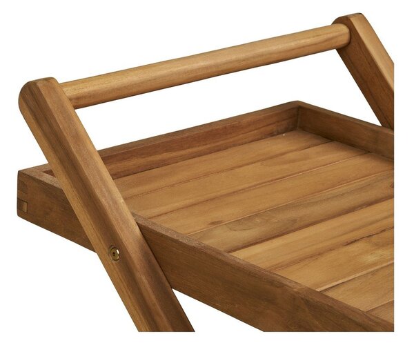 Tömörfa zsúrkocsi 50x86 cm Pasaku – House Nordic