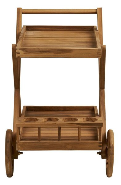 Tömörfa zsúrkocsi 50x86 cm Pasaku – House Nordic