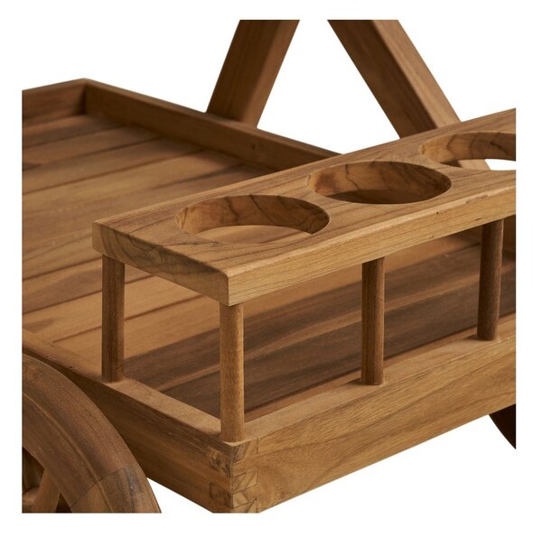 Tömörfa zsúrkocsi 50x86 cm Pasaku – House Nordic
