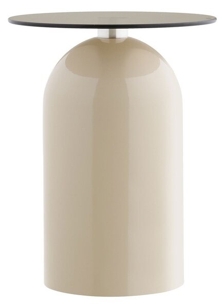 Kerek tárolóasztal üveg asztallappal ø 40 cm Ravello – House Nordic