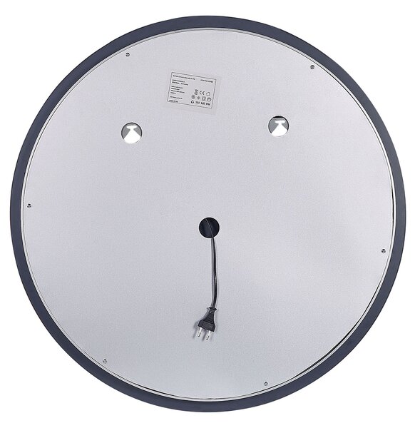 LED fürdőszobai tükör DEAUVILLE 79 cm 79 cm Ezüst