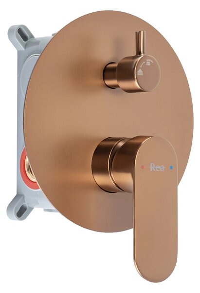 Zuhanyszett rejtett Rea Drop Brush Copper + BOX