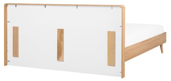Ágy SERRIS 160 x 200 cm Világosbarna