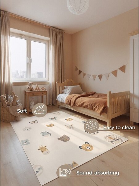 Gyerek szőnyeg 120x170 cm Tiny Zoo – Hanse Home