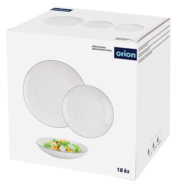 New bone china étkészlet 18 db-os Decora – Orion