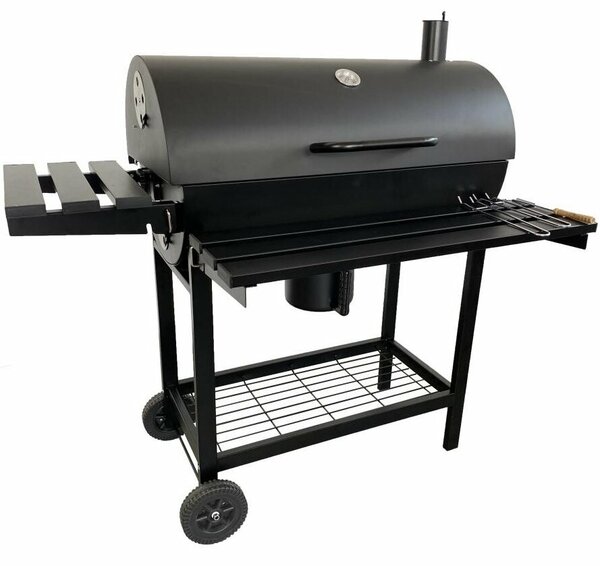 Kristen multifunkciós grill füstölővel + elektromos nyárssal, 41 x 115 x 82 cm