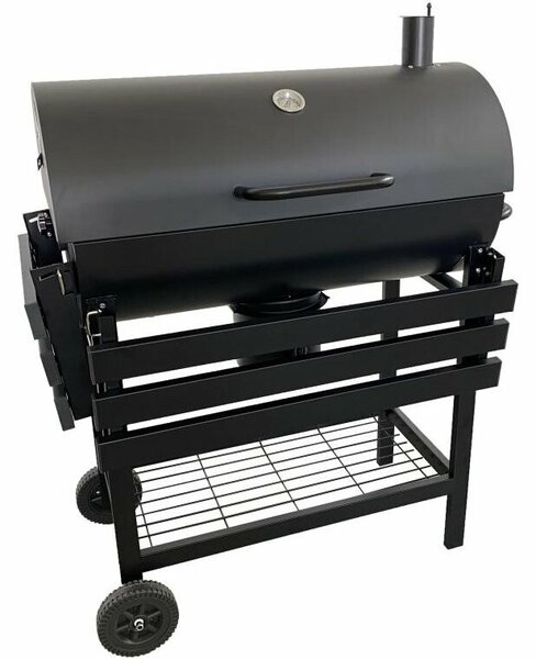 Kristen multifunkciós grill füstölővel + elektromos nyárssal, 41 x 115 x 82 cm