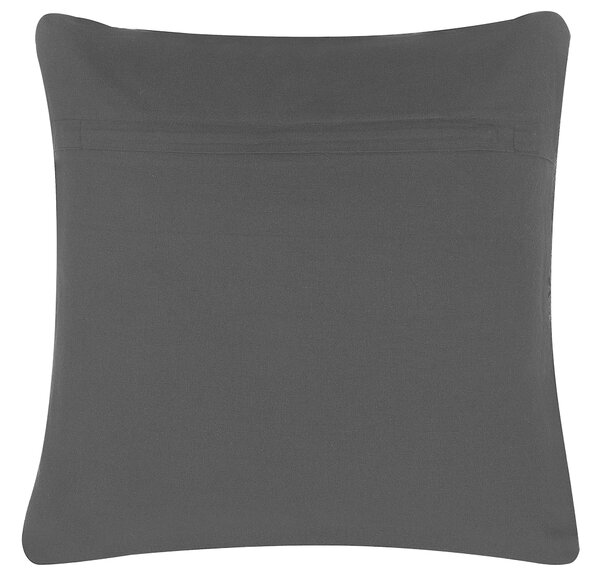 Díszpárna PAIKA Pamut 45 x 45 cm Sötétszürke Egyszínű