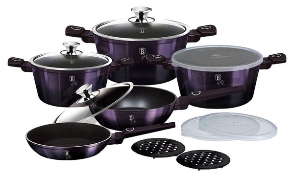 Berlinger Haus Purple Eclipse Collection edénykészlet 13 részes (BH/7143)