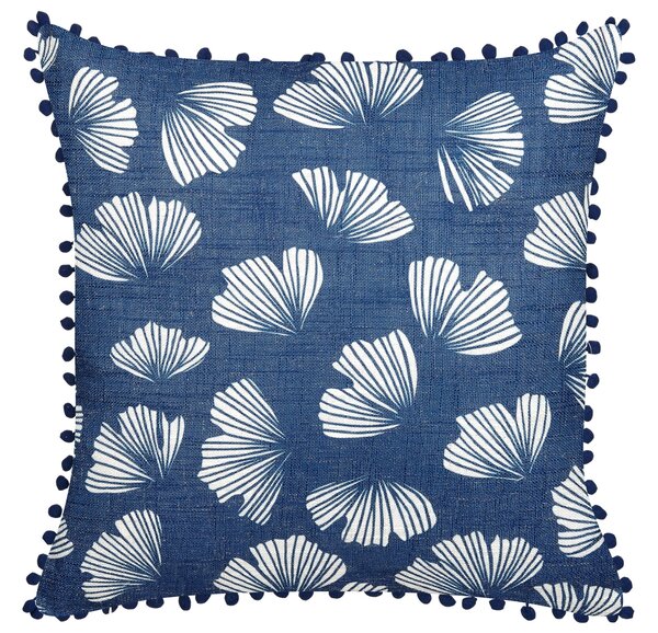 2 db díszpárna DANDELION 45 x 45 cm Sötétkék Növénymintás