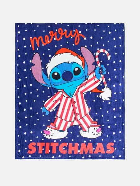 Sinsay - Mintás takaró Lilo & Stitch - tengerészkék