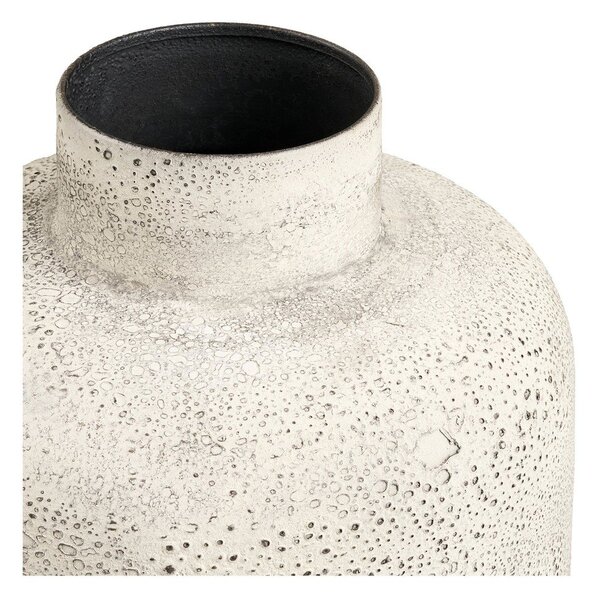 Krémszínű fém magas váza (magasság 78,5 cm) Hou – House Nordic