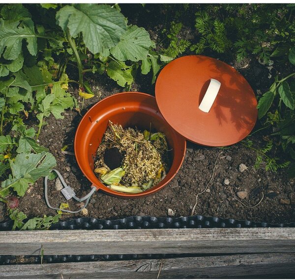 Terrakotta színű komposztáló – Plastia
