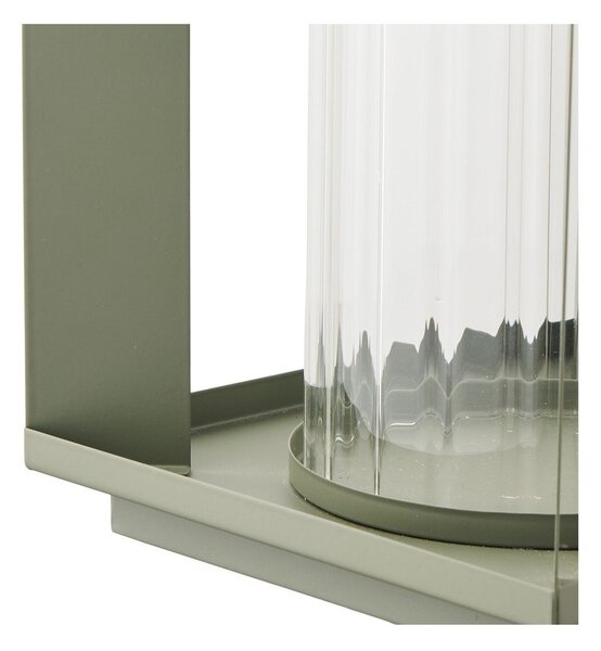 Fém-üveg lámpás (magasság 20,5 cm) Lohals – House Nordic