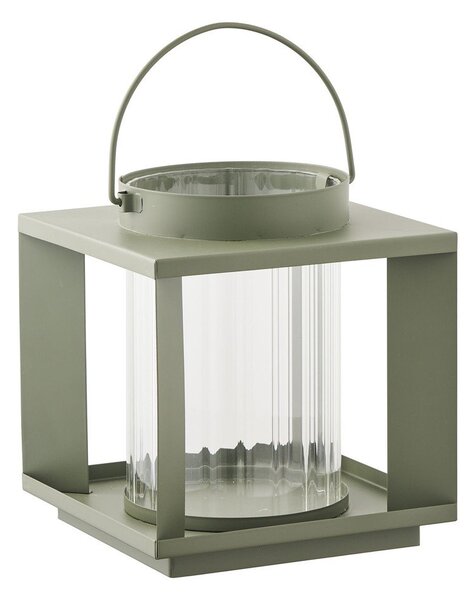 Fém-üveg lámpás (magasság 20,5 cm) Lohals – House Nordic