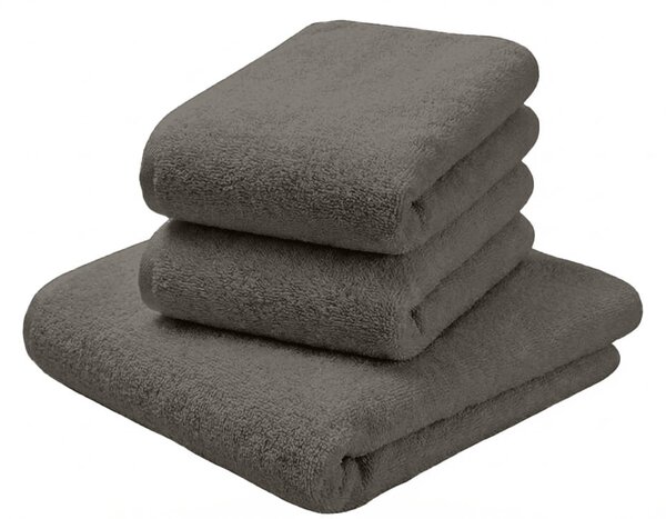 Törölköző NORIELLE 50x90 cm sötétszürke, 100% pamut