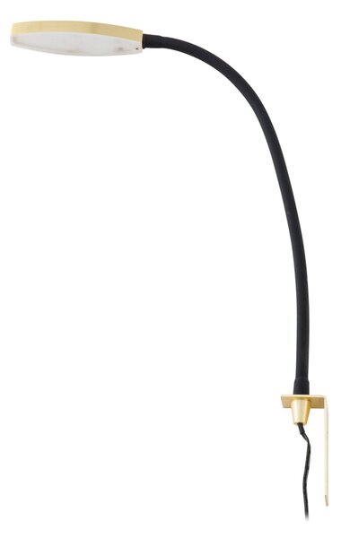 Fali Lámpa Lindby, Flexola, dimmable, Fekete, Hálószoba, Fém