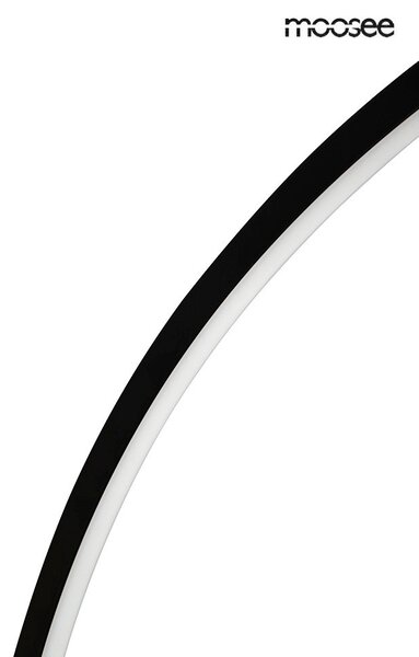 Moosee HOOP 80 Kör Alakú LED Fali Lámpa Fekete