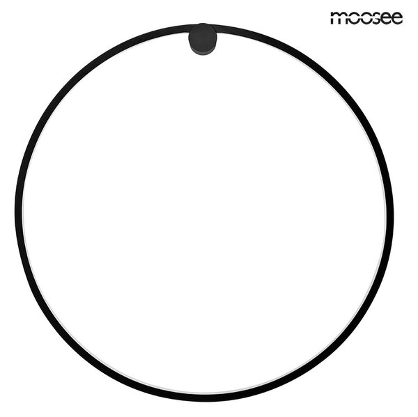 Moosee HOOP 80 Kör Alakú LED Fali Lámpa Fekete