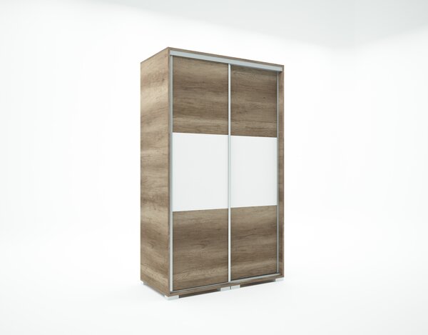 LUX tolóajtós gardrób (Méret: 100 cm, Tükör: tükör nélkül)