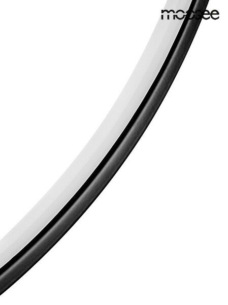 Moosee Circulo 60 LED Függőlámpa Fém Fekete Minimalista