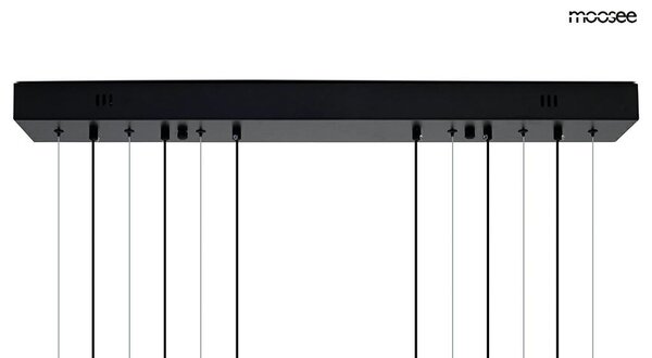 Moosee Circulo Six Fekete LED Függőlámpa
