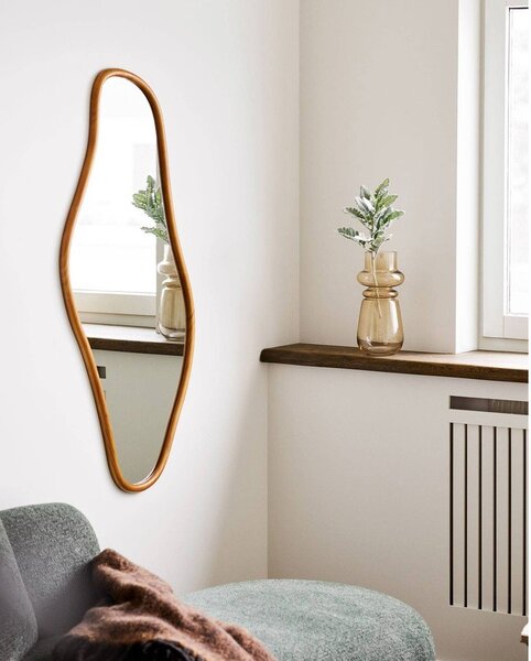 Fali tükör tömörfa kerettel 60x120 cm Brandsby – House Nordic