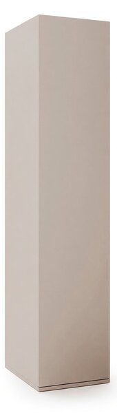 Könyvespolc Sermavi 118, Ajtókkal, Zárt, Laminált forgácslap, 231x50x60cm, Bézs