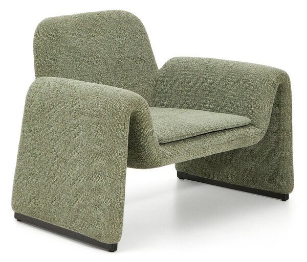 Zöld zsenília fotel Melvia – Kave Home