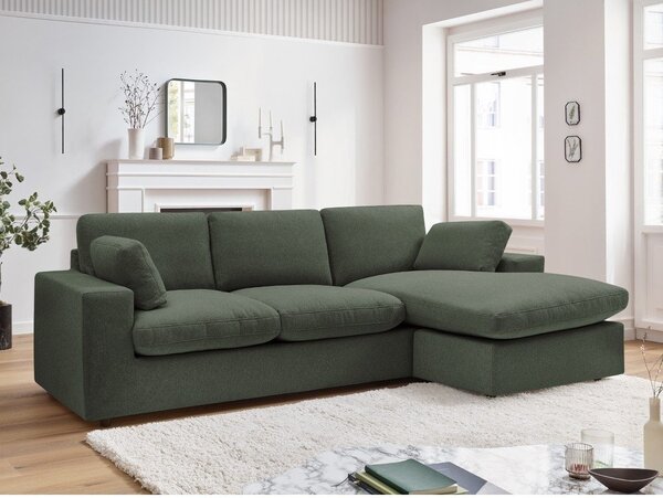 Zöld sarokkanapé Belair – Bobochic Paris