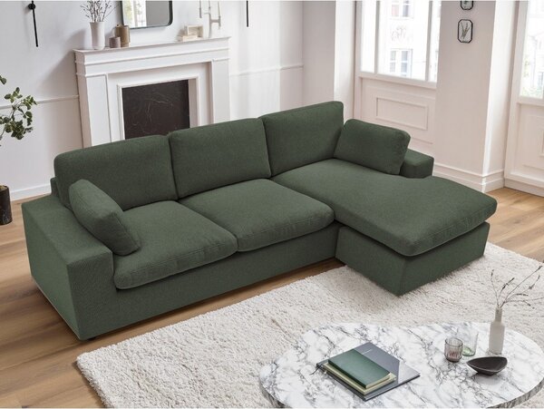 Zöld sarokkanapé Belair – Bobochic Paris