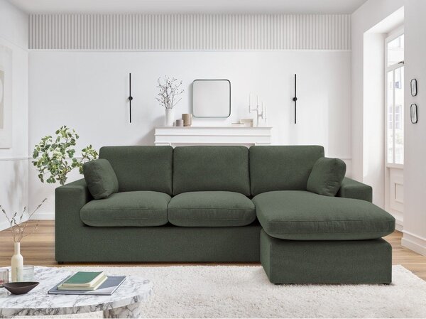 Zöld sarokkanapé Belair – Bobochic Paris