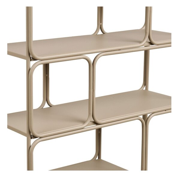 Bézs többszintes fém fali polc 48 cm Lanciano – House Nordic
