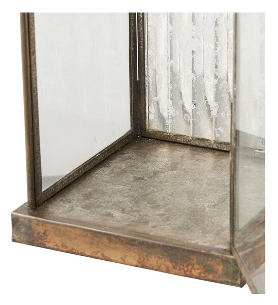 Fém-üveg lámpás (magasság 49 cm) Herslev – House Nordic