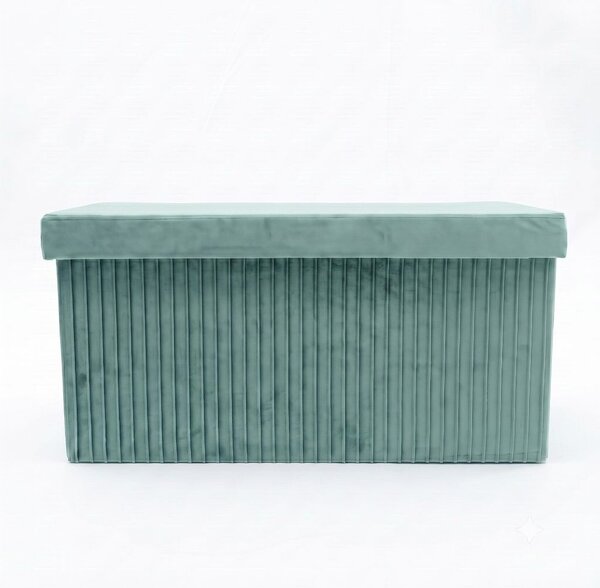 MALAGA összehajtható tárolós puff 76 cm ,menta