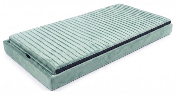 MALAGA összehajtható tárolós puff 76 cm ,menta